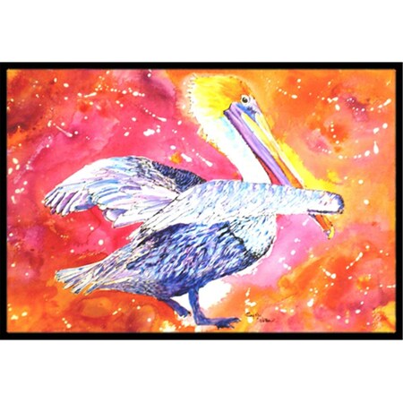Carolines Treasures Pelican Indoor Or Outdoor Mat - 18 x 27 in. 8360-MAT